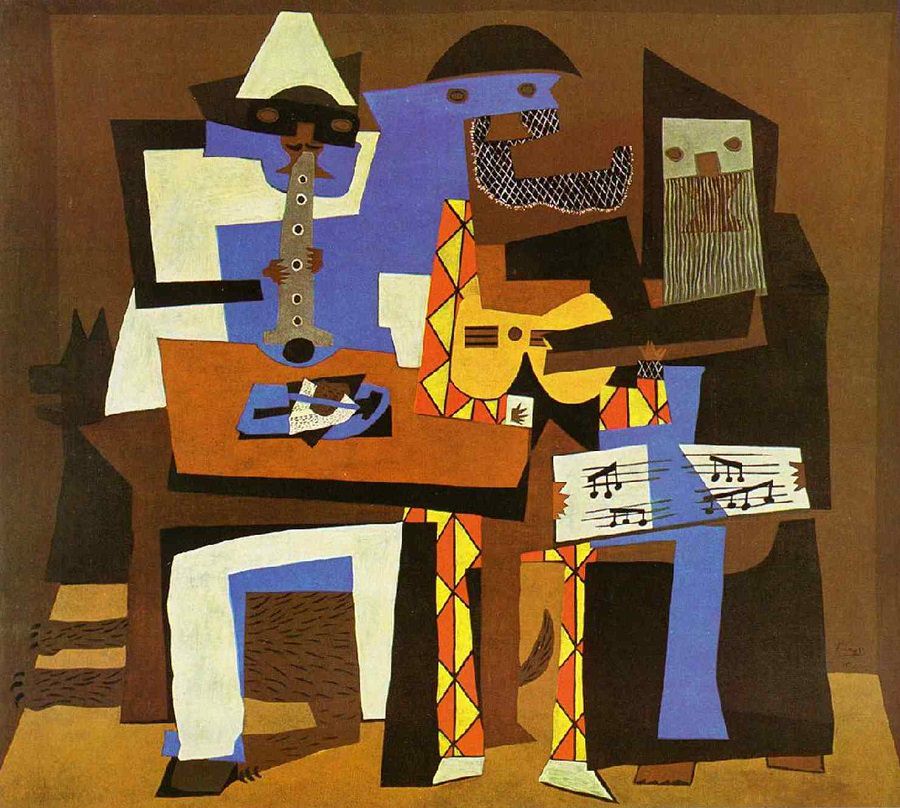 MiniMasters Three Musicians, 1921 by Pablo Picasso